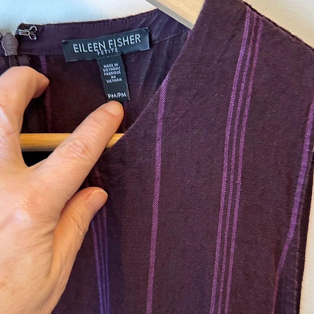 Eileen Fisher Wide-leg Linen Jumpsuit - Picture 3 of 8
